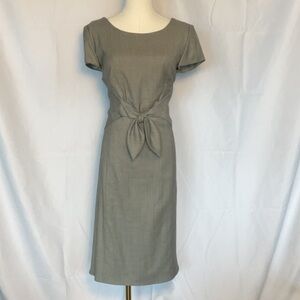 Armani gray patterned dress size 12